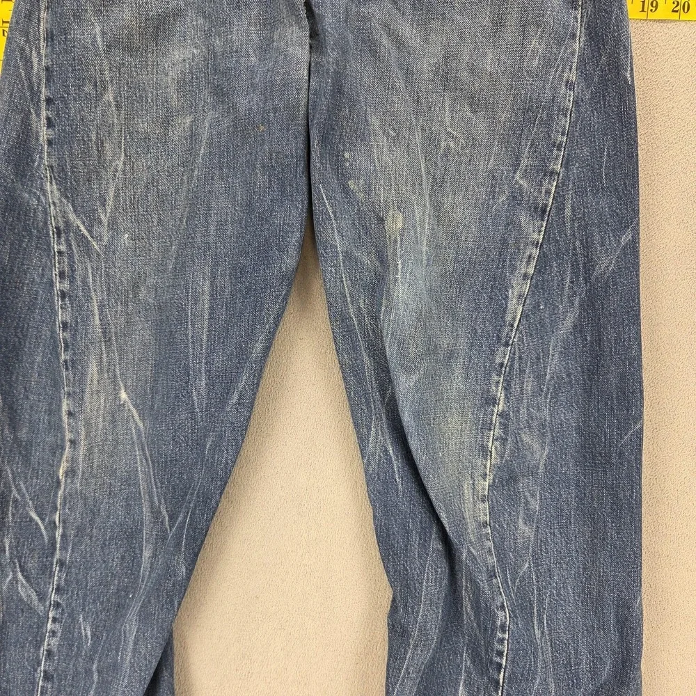 Vintage Levis Engineered Jeans Mens 30x32 Blue Twisted Buckle Back One Pocket